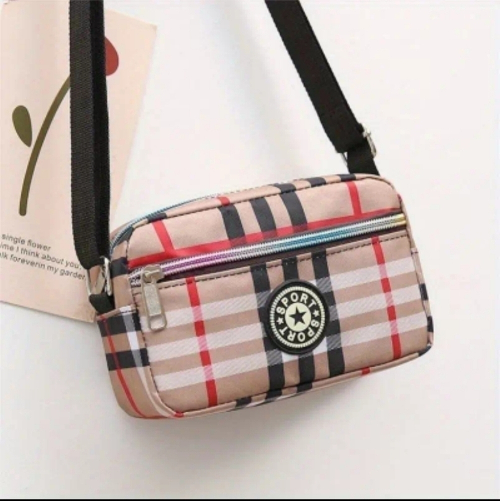 Vintage Print Shoulder Bag for Women